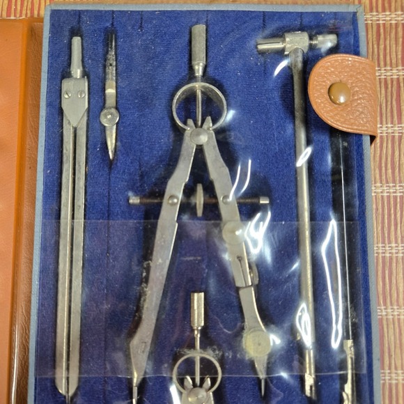Morilla Other - Vintage Morilla 2B1BC Compass Set Drafting Set In Case